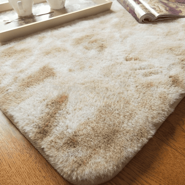 Details about  / Luxurious Faux Sheepskin Rug Artificial Wool Carpet nonslip backing machine wash